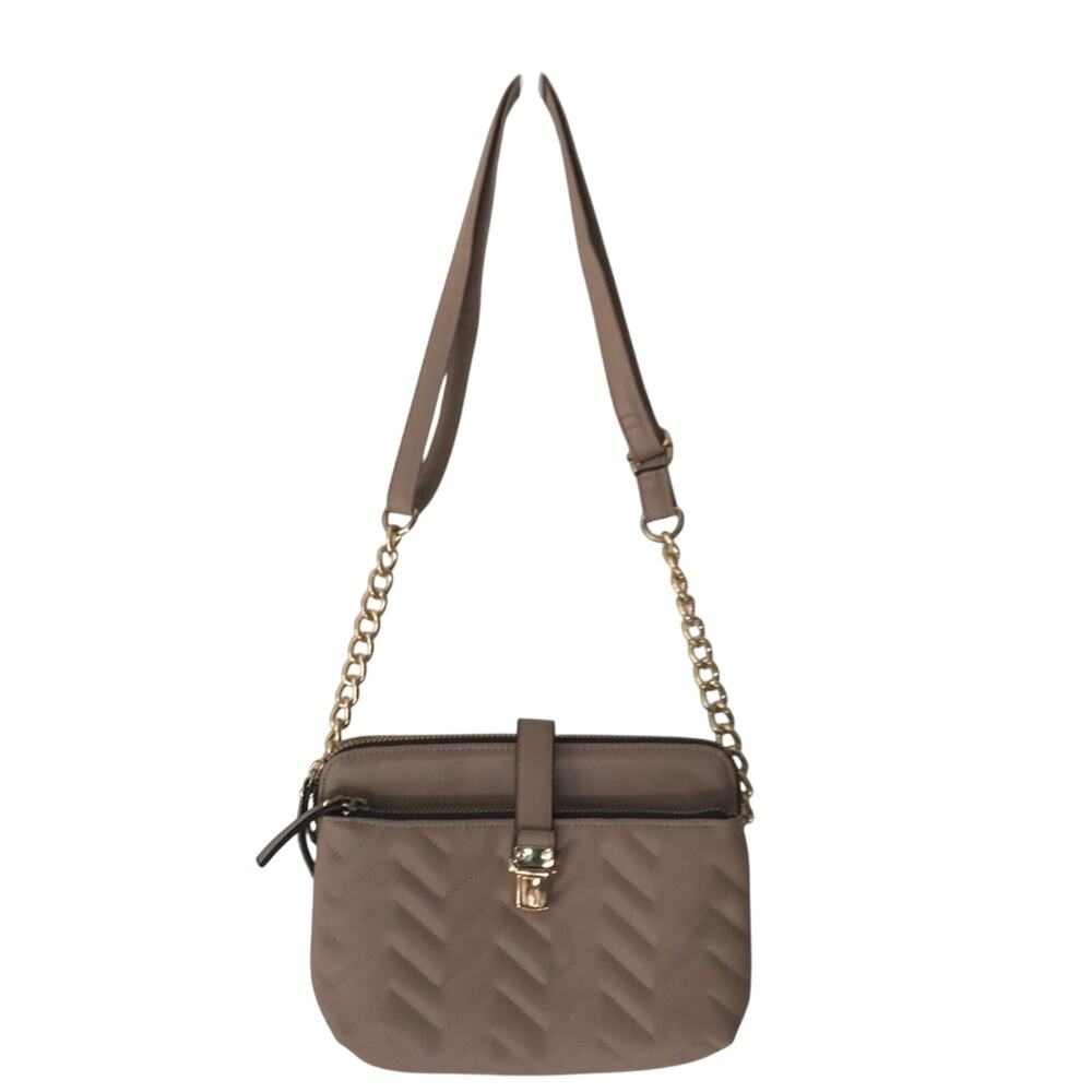Primark Quilted Faux Leather Chain Strap Crossbody Shoulder Bag Adjustable